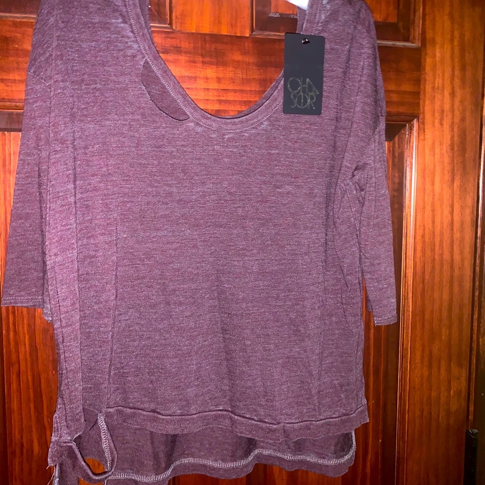 Crazy 8s Sale-NWT Chaser Hi-Lo Destructed T